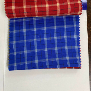 Fourniture directe du fabricant 100% coton tissu à carreaux royaux pour chemises motif teint en fil pour garçons filles acheteurs internationaux - Product Image 1
