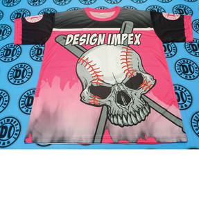 Camiseta de béisbol personalizada para hombre, logo de alta calidad, impresión por sublimación - Product Image 2