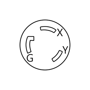 Produit de haute qualité J-520 L6-30 NEMA 30A 250V AC Prise à bride adaptée à diverses applications électriques - Product Image 5