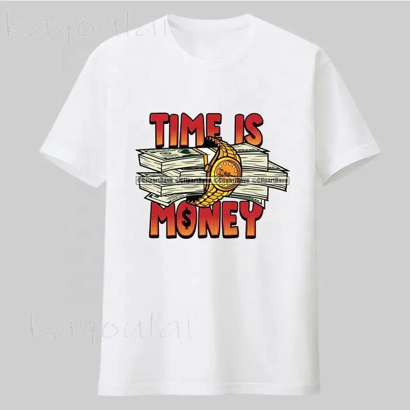 फैशन पैसे रोल राजा क्राउन कार्टून चरित्र पकड़ बैग प्रिंट ग्राफिक टी शर्ट पुरुषों हिप हॉप रैप रैपर कार्टून प्लस आकार के टी-शर्ट
