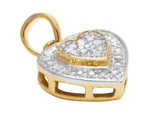 Tendance en forme de coeur 925 argent Sterling VVS glacé Moissanite diamant pendentif pour femmes bijoux Hip Hop - Product Image 2