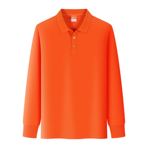 Camisa de golf de manga larga, uniforme de trabajo de poliéster de algodón de alta calidad personalizado, camisetas de golf, polos informales de negocios para hombres - Product Image 4