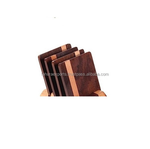 Hot Selling Handmade Coffee and Tea Wooden <b>Coaster</b> <b>for</b> <b>Drink</b> Mats and Pads Tabletop <b>Coaster</b> Home Tableware <b>for</b> Use - Product Image 1