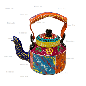 Bouilloire à thé multicolore au design antique en aluminium Bouilloire à eau de taille personnalisée au meilleur prix en Inde - Product Image 3