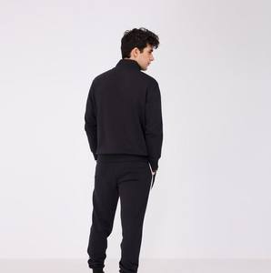 Chándal Tech Fleece para hombre de diseño OEM 69% algodón 31% poliéster blanco con cremallera completa Sudadera con capucha Jogger chándal para hombre 100% algodón - Product Image 4