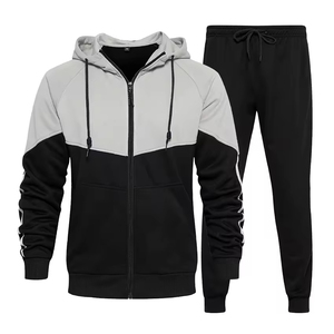 Chándal con estampado de retazos Conjunto de sudaderas Ropa deportiva de alta calidad para hombres Chándal deportivo de poliéster de invierno - Product Image 6