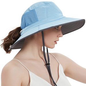 Deporte al aire libre para hombres Senderismo Proteger Cubo Sombrero verano parasol Secado rápido pescador sol pesca sombrero - Product Image 2