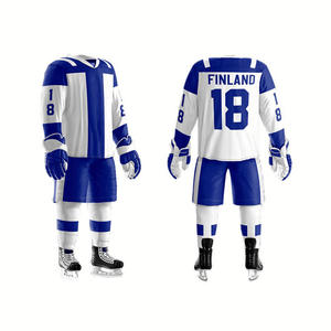 เครื่องแบบฮ็อกกี้ทีมกีฬาฝึกซ้อมชุดฮ็อกกี้น้ำแข็งพิมพ์ลายออกแบบได้ตามต้องการ - Product Image 3