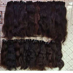 Cabello Humano Liso 100% Natural Remy Indio SV3 SV301, de Una Sola Capa, Cutícula Alineada, Doble Trama a Máquina, Venta al por Mayor Directa de Fabricante - Product Image 2