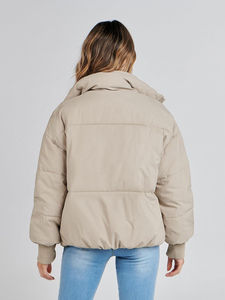 Veste matelassée légère en coton pour femme, élégante, imperméable, respirante, séchage rapide, confortable et décontractée pour l'hiver - Product Image 5