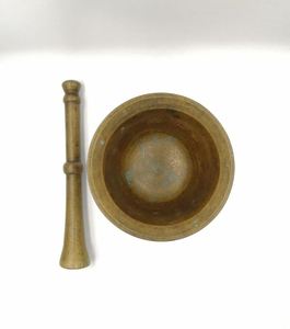 Nuevo diseño, mortero de latón, accesorios de cocina de Metal para el hogar, restaurante, molinillo de hierbas y especias, trituradora para sal, comida, medicina - Product Image 2