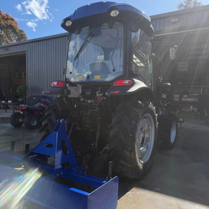 Tracteur LOVOL M604 TB-2 6OHP haute performance avec chargeur frontal, godet 4 en 1, fourches à palettes, lances, débroussailleuse 5 pieds, homologué EPA CE, à vendre - Product Image 1