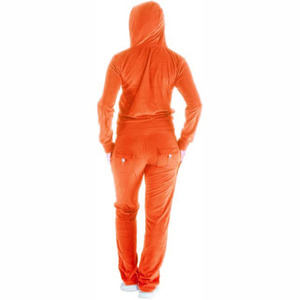 Survêtement d'hiver pour femme de qualité supérieure, coupe ajustée, à capuche, uni, impression de logo personnalisée, léger, respirant, séchage rapide - Product Image 3