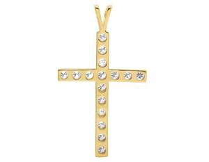 Iced Out <b>Cross</b> <b>Pendant</b> With VVS Moissanite Diamond Hip Hop Style Jewelry Gift for <b>Men</b> And Women - Product Image 4
