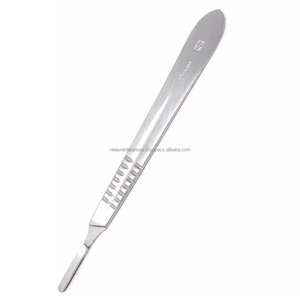 Poignée de scalpel en acier inoxydable de haute qualité n ° 4 et base de poignée BP d'instruments chirurgicaux - Product Image 3