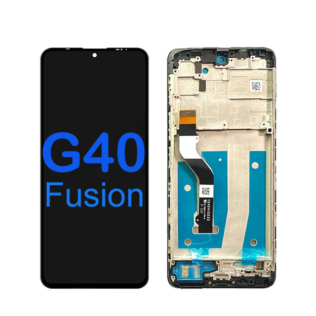 Motorola Moto G40 Fusion OLED LCD Touch Screen Frame Assembly Replacement 1 Year Warranty High Quality Original Digitizer Phones