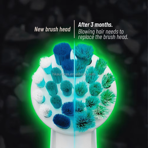 Retail Ready Customized <b>Toothbrush</b> <b>Head</b> Refills Generic for Oral Bs Round Replacement <b>Heads</b> Wholesale OEM Factory - Product Image 2