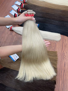 Vente en gros en vrac Extension de cheveux humains lisses Meilleures extensions de cheveux Cheveux bruts vietnamiens sans perte - Product Image 4