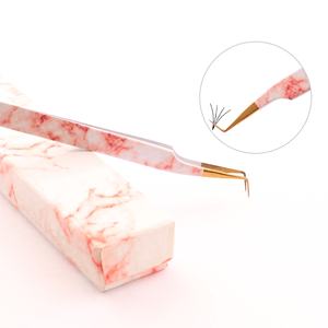 Pince à épiler de volume de marque privée pince à épiler à isolation forte pour extension de cils personnalisée avec boîte personnalisée pince à épiler à pointe de fibre - Product Image 4