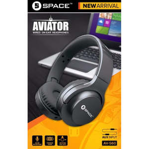 หูฟังแบบครอบหูแบบมีสาย Space Aviator (AV-560) - Product Image 2