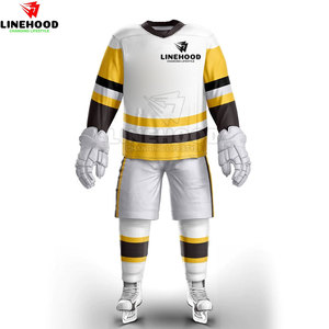 Venta caliente Nuevo estilo Conjunto de uniforme de hockey sobre hielo Última llegada de diseño - Product Image 1