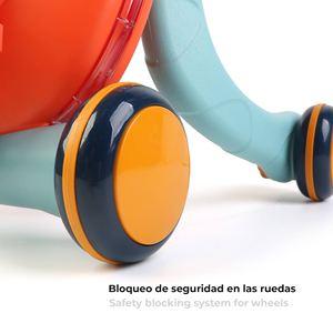 ROBINCOOL PINK BABY WALKER avec LUMIÈRES et VERROUT DE ROUE 43 X 45 X 52 CM Jouets à tirer et trotteurs - Product Image 3