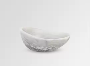 ชามเรซินสำหรับใส่อาหารชามใส่ผลไม้ทำจากเรซินสีขาวสร้างสรรค์สำหรับใช้ในบ้านและห้องครัวงานฝีมือรูปพระจันทร์เสี้ยว - Product Image 2