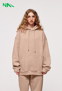 Ensemble de survêtement court en molleton d'hiver en coton lourd de grande taille, écologique, à séchage rapide, de haute qualité, streetwear - Product Image 4