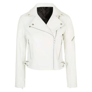 Cuir véritable Unique Vintage Motorcycle Automne Automne Hiver Veste Lady Women Faux Pu Leather Coat Jackets - Product Image 2