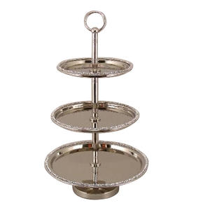 Soporte para Pastel de Alta Gama para Decoración de Mesa en Bodas y Fiestas de Cumpleaños, con Acabado en Polvo Blanco para el Hogar - Product Image 4