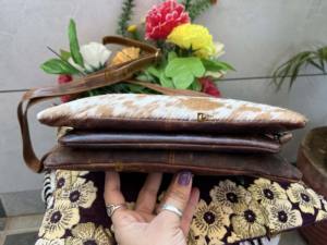 Femmes naturel Style occidental peau de vache fourrure cuir bandoulière fronde sac à main fermeture à glissière lettre multi-usages Offre Spéciale - Product Image 5