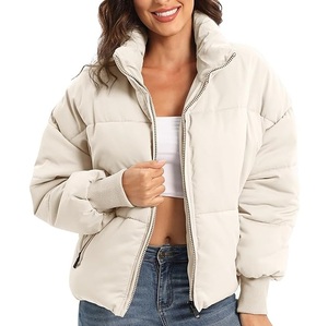 Vestes molletonnées chaudes imperméables en toile pour hommes Parkas épais d'hiver vestes respirantes - Product Image 1