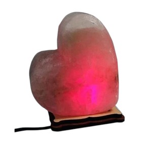 Meilleure lampe de sel sculptée à la main pour créer des espaces sereins en forme de cœur-Ioniseur de salle par Sian Enterprises - Product Image 6