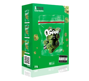 OGeez Chocolate Crispy Herb Chocolate Chip 35g Super Krunch - Product Image 3