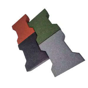 Adoquines de Goma Reciclada para Exteriores, Antideslizantes, de Alta Resistencia a Impactos, para Pisos, Terrazas de Piscinas y Caminos - Product Image 1