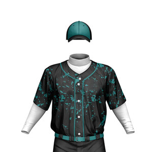 Ensemble d'uniformes de baseball pour adultes, fournisseur direct d'usine, à vendre, uniforme de baseball en stock fabriqué en tissu doux de haute qualité - Product Image 4