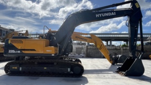 Excavadora de cadenas Hyundai ROBEX220LC-9S usada, 22 toneladas, excavadora hidráulica original de Corea - Product Image 2