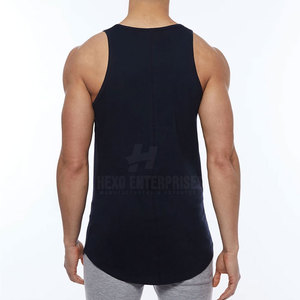 Débardeurs sans manches pour hommes, respirants et à séchage rapide, fabriqués en usine, taille personnalisée, meilleur prix, en coton et fibre de bambou, imprimés - Product Image 3