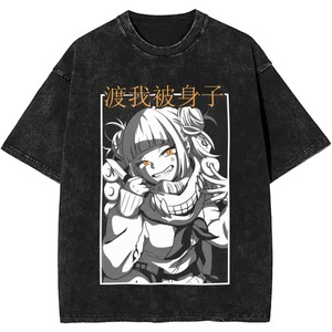 Anime Manga Đồ Họa T Áo Sơ Mi Quá Khổ Baggy Thời Trang dạo phố Tee Cho Nam Giới Và Phụ Nữ Tùy Chỉnh In Hip Hop Retro Cổ Điển Y2K Thời Trang - Product Image 5