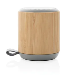 Altavoz Inalámbrico de Bambú de 3W, Gadget USB Promocional Sostenible para Merchandising - Product Image 6