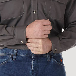 Personnalisé votre propre logo hommes soudage FR chemises séchage rapide manches longues hommes soudage FR chemises - Product Image 5