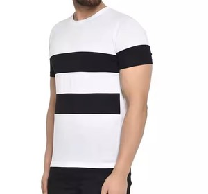 Nouvelle conception hommes goutte épaule durable doux anti-rétrécissement T-shirt pour hommes avec prix de gros de couleur personnalisée pour les hommes - Product Image 2