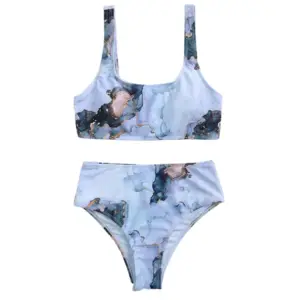 Maillots de bain grande taille pour femmes haute couture L XL XXL 3 XL 4 XL Maillot de bain push up à armatures - Product Image 1