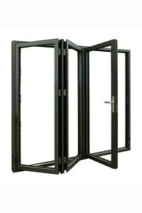 Sang trọng kính hiện đại Bifold cửa ra vào với Slim Đen Khung Kim Loại Nhà Máy bán hàng trực tiếp cho nhà bếp & ban công bên ngoài - Product Image 4