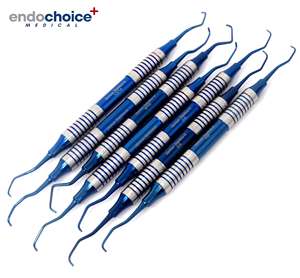 Más vendidos, 7 Uds., fuente de alimentación Manual, curetas Gracey, juego de instrumentos periodontales dentales de acero inoxidable de Endochoice Medical - Product Image 1