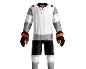 Tarifa barata Hombres Uniforme de hockey sobre hielo Transpirable Logotipo personalizado Venta caliente Ropa deportiva cómoda Uniforme de hockey sobre hielo con el mejor estilo - Product Image 1