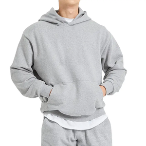 High Quality 500 Gsm <b>Men's</b> Heavy Acid Washed Pullover <b>Hoodie</b> Oversized Cotton with Drop Shoulder-for Winter - Product Image 5