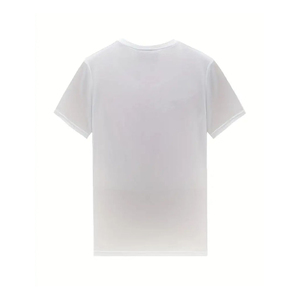 เสื้อยืดผู้ชายทรงปกติ ผ้าฝ้ายแท้ 100% สีพื้น ประดับเพชรด้านหน้า พิมพ์ลายตามสั่ง ระบายอากาศได้ดี แห้งเร็ว น้ำหนักเบา - Product Image 3