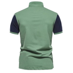 Polo de golf respirant de haute qualité 2026 pour hommes, manches courtes, logo brodé, t-shirts polo d'été - Product Image 6