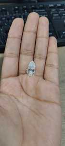 เพชรเลี้ยงในห้องปฏิบัติการ 6 กะรัต ทรงลูกแพร์ ความสะอาดระดับ VS1 สี E F คุณภาพสีดีที่สุด ราคาขายส่งจากผู้ผลิตโดยตรง - Product Image 5